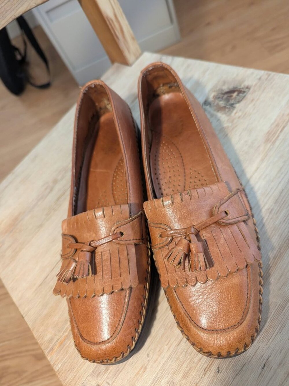 Vintage Dexter Leather Loafers Women 9.5N